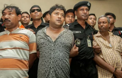 Sohel Rana, owner of Rana Plaza, after getting arrested on April 28, 2013 Syed Zakir Hossain/Dhaka Tribune