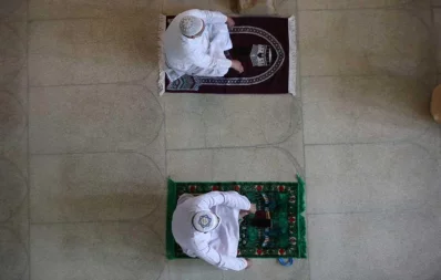 Jummah prayer at Baitul Mukarram National Mosque on Friday, May 8, 2020 Mahmud Hossain Opu