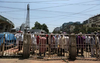 Jummah prayer at Baitul Mukarram National Mosque on Friday, May 8, 2020 Mahmud Hossain Opu
