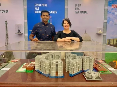 A one-woman mission for a Lego Sangsad Bhaban