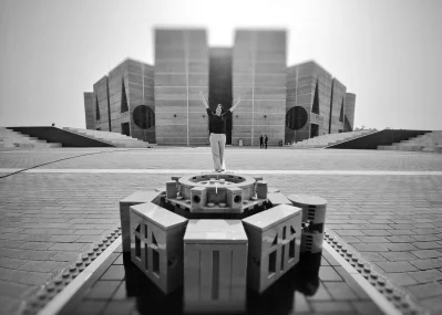 A one-woman mission for a Lego Sangsad Bhaban