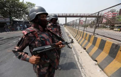 The photo was taken from Jatrabari on Sunday, March 28, 2021 Mahmud Hossain Opu/Dhaka Tribune