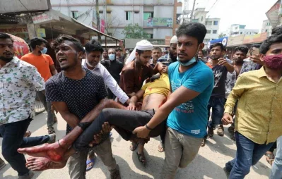 The photo was taken from Jatrabari on Sunday, March 28, 2021 Mahmud Hossain Opu/Dhaka Tribune
