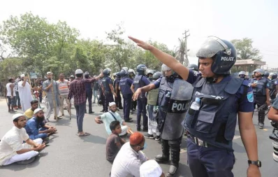 The photo was taken from Jatrabari on Sunday, March 28, 2021 Mahmud Hossain Opu/Dhaka Tribune