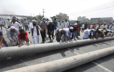 The photo was taken from Jatrabari on Sunday, March 28, 2021 Mahmud Hossain Opu/Dhaka Tribune