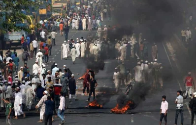 The photo was taken from Jatrabari on Sunday, March 28, 2021 Mahmud Hossain Opu/Dhaka Tribune