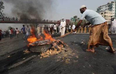The photo  was taken from Jatrabari on Sunday, March 28, 2021 Mahmud Hossain Opu/Dhaka Tribune