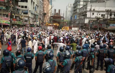 The photo was taken from Paltan on Sunday, March 28, 2021 Mehedi Hasan/Dhaka Tribune