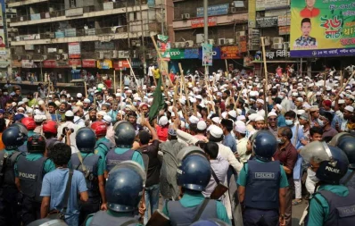 The photo was taken from Paltan on Sunday, March 28, 2021 Mehedi Hasan/Dhaka Tribune