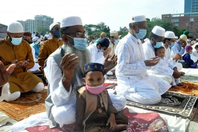 Devotees attend Eid congregation in Chittagong Focus Bangla