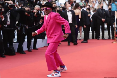 Jury President - Spike Lee in a pink suit, embracing his unique style| Collected