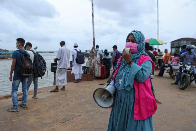 Creating awareness in public hotspots by sharing awareness messages through mikingn