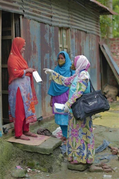 Masks are being distributed to households free of cost to promote mask wearing behaviour in rural areas n
