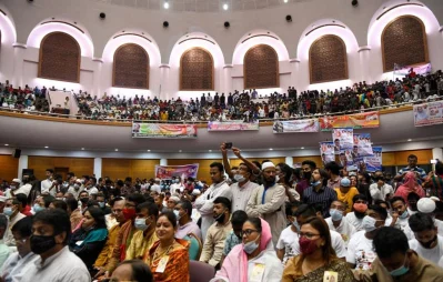 On the occasion of Sheikh Hasinas birthday, Bangladesh Awami League organized a discussion meeting at Banga Bandhu International Conference Center on Tuesday ,September 28, 2021 Dhaka Tribune