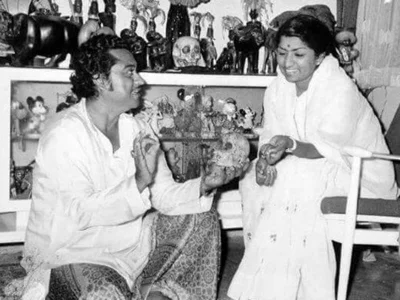 Lata Mangeshkars first major hits was Aayega Aanewaala, a song in the movie Mahal (1949), which was composed by music director Khemchand Prakash and featured actress Madhubala. In this picture she could be seen another singing legend Kishore Kumar  GN Archives via Gulf News