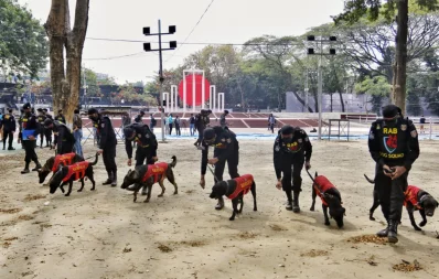 In pictures: RAB security inspection at Shaheed Minar | Dhaka Tribune