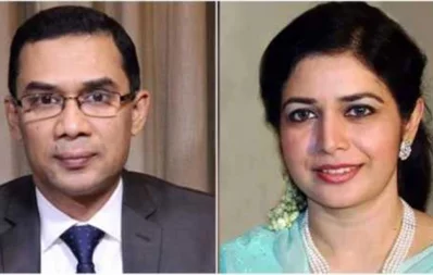 Tarique Rahman and his wife Zubaida Rahman/BSS