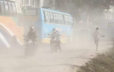 File photo of Dhaka air pollution. Photo: Dhaka Tribune