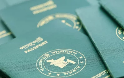 File image of Bangladeshi passports. Photo: Collected