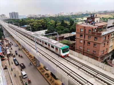File image of Dhaka Metro Rail