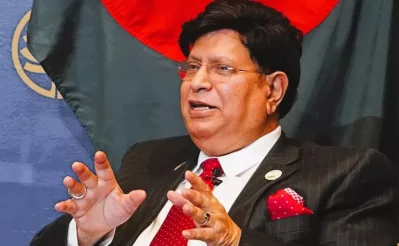 File image of Foreign Minister Dr AK Abdul Momen. Photo: Collected