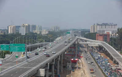 General view of Dhaka Elevated Expressway. Photo: Mahmud Hossain Opu/Dhaka Tribune