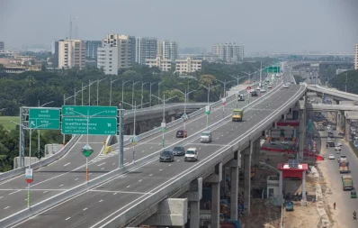 General view of Dhaka Elevated Expressway. Photo: Mahmud Hossain Opu/Dhaka Tribune