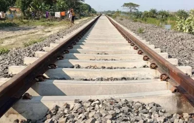 Mongla-Khulna rail line. Photo: Collected