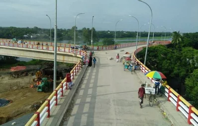 The undated photo shows Sheikh Hasina Titas Bridge connecting Bancharampur of Brahmanbaria with Comilla&rsquo;s Ramkrishnapur and Ramchandrapur. Photo: Dhaka Tribune