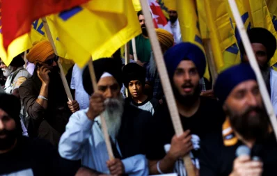 Sikh protest- Canada