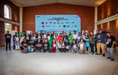 Participants at the Malaysia Healthcare Wellness Fair 2023 held at the Aloki Convention Center in Gulshan on Saturday, October 14, 2023. Photo: Dhaka Tribune