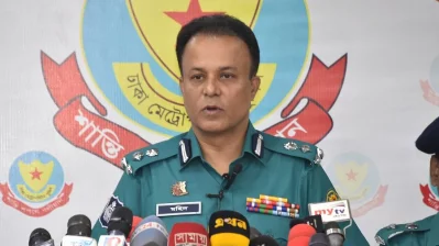 DMP Additional Commissioner of Police (Crime and Operations) Khandaker Mahid Uddin speaks at a press conference at the DMP Media Centre in Dhaka on Friday, November 10, 2023. Photo: Bangla Tribune