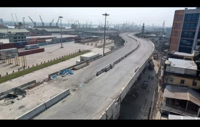 A view of the Chittagong Elevated Expressway. Photo: Pimple Barua