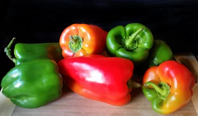 The image shows some capsicum. Photo: Pixabay