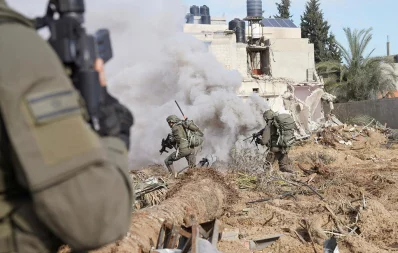 Israeli soldiers operate in the Gaza Strip amid the ongoing conflict between Israel and the Hamas on January 6, 2024. Photo: Reuters