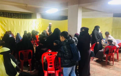 The image shows the gathering of people at a marriage ceremony program at a residential hotel in Cox`s Bazar city on Sunday, January 14, 2024. Photo: Dhaka Tribune