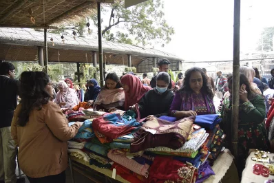 Brac holds a fair where everyday items are available in Dhaka recently. Photo: Courtesy