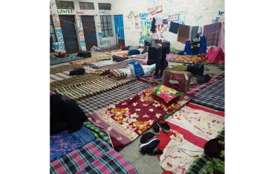The image shows a gono room (common room) of Shaheed Rafiq-Jabbar hall at Jahangirnagar University. Photo: Dhaka Tribune