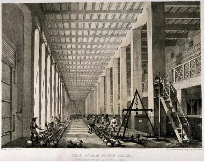 opium factory in patna, india_collected