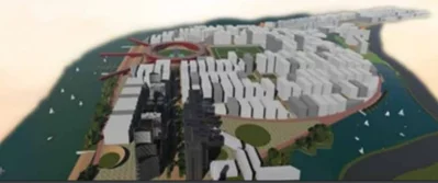 The layout of Central Business District (CBD) Development Project. Photo: Collected