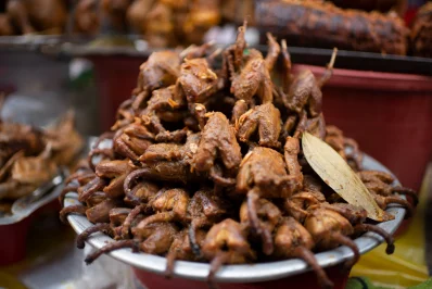 The image shows iftar item at an eatery in Old Dhaka. Photo: Mahmud Hossain Opu/ Dhaka Tribune
