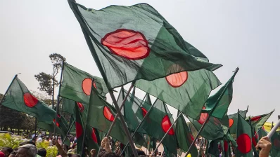 The image shows a glimpse of Independence Day celebration at the National Martyrs&rsquo;s Memorial in Savar on Tuesday, March 26, 2024. Photo: Mahmud Hossain Opu/ Dhaka Tribune