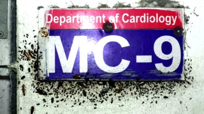 The image shows the presence of cockroaches at Rangpur Medical College Hospital. Photo: Dhaka Tribune