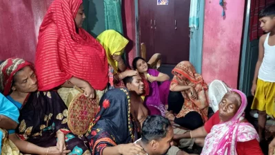 Relatives grieving