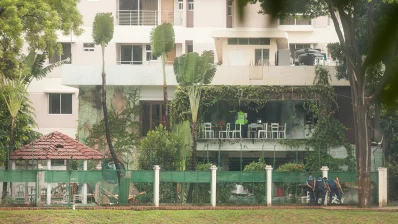 Police stand guard following the Holey Artisan attack in Dhaka on July 1, 2016. Photo: Mahmud Hossain Opu/Dhaka Tribune