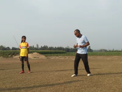Tajul Islam is the man responsible for bringing the Rangatungi football girls under one umbrella