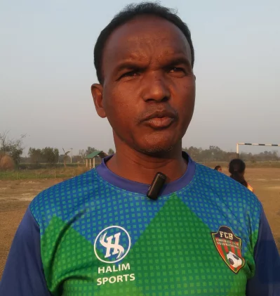 Coach Gopal Mormu Suga, hailing from the indigenous Saontal community, has completed AFC C and grass-root certificate course