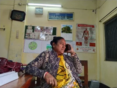 Preety Ganguli, school teacher and the general secretary of Thakurgaon’s Women Sports Association