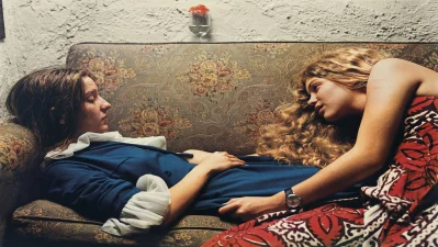 William Eggleston (American, b. 1939)nUntitled, 1974 (Karen Chatham, left, with the artist&rsquo;s cousin Lesa Aldridge, in Memphis, Tennessee)