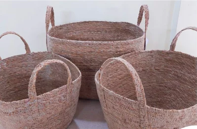 Handicraft made from pineapple leaves. Photo: Dhaka Tribune